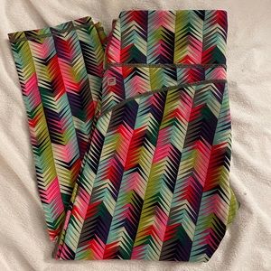 Fabletics cropped multicolored leggings
